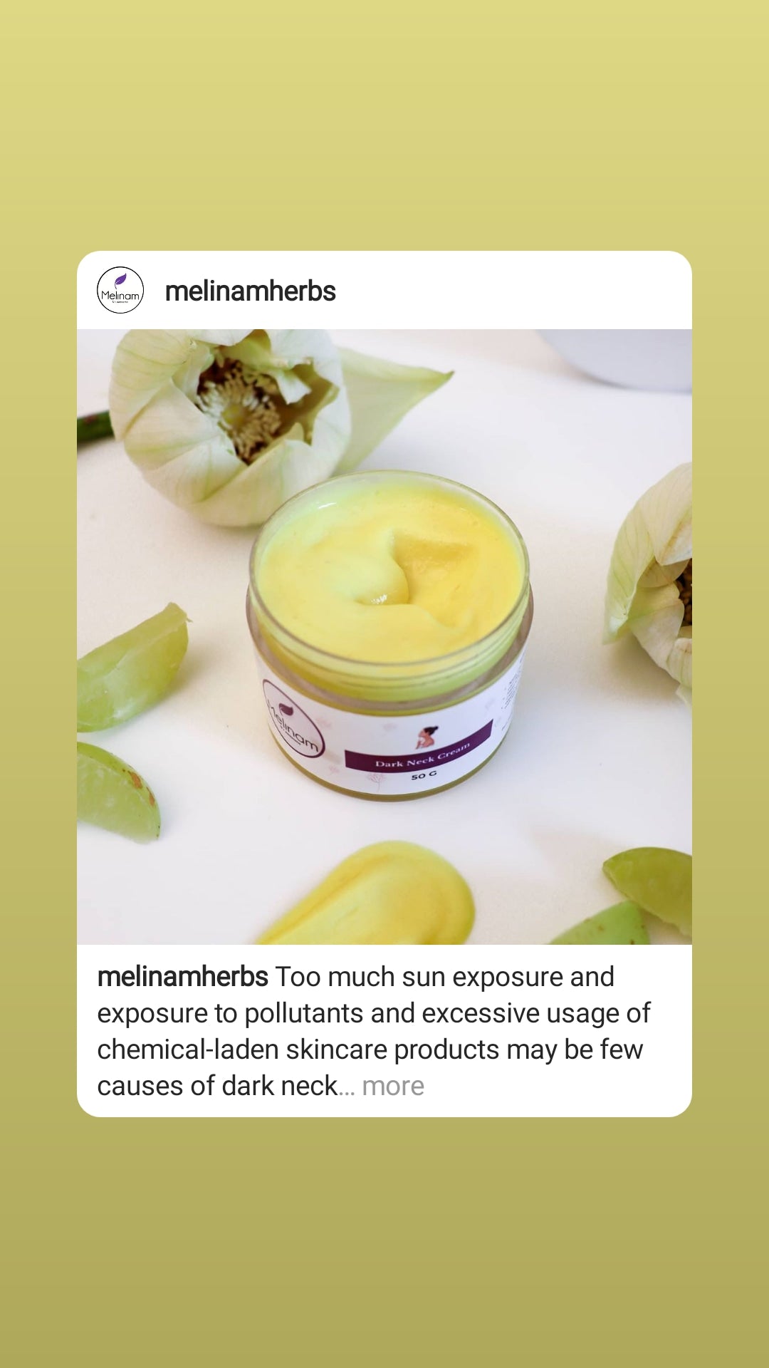 Dark Neck Cream