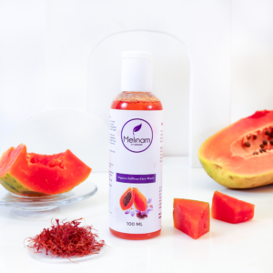 Papaya saffron face wash